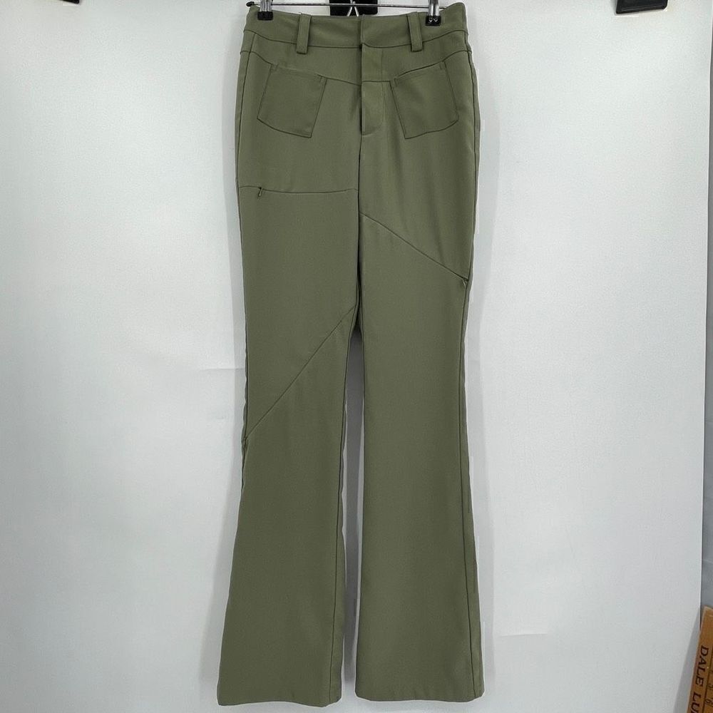 I.AM.GIA Green Xavier High-Rise Wide Leg Pants Size XS